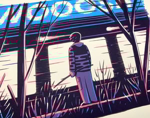 Image of WOOOSH - Screenprint