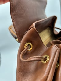 Image 5 of Gucci Bamboo Brown Leather Vintage Backpack