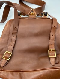 Image 11 of Gucci Bamboo Brown Leather Vintage Backpack