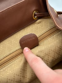 Image 22 of Gucci Bamboo Brown Leather Vintage Backpack
