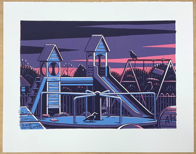 Image of MIDNIGHT PARK - Screenprint