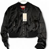 Image 2 of CHOOSY- BOMBER CROP BOTTOM UP JACKET