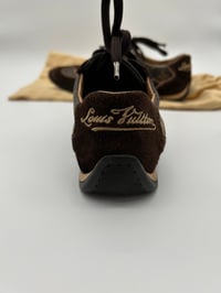 Image 6 of Louis Vuitton Brown Suede Monogram Trainers