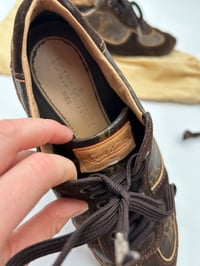 Image 11 of Louis Vuitton Brown Suede Monogram Trainers