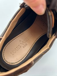 Image 19 of Louis Vuitton Brown Suede Monogram Trainers