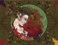 Image 2 of The Four Seasons Goddesses Prints