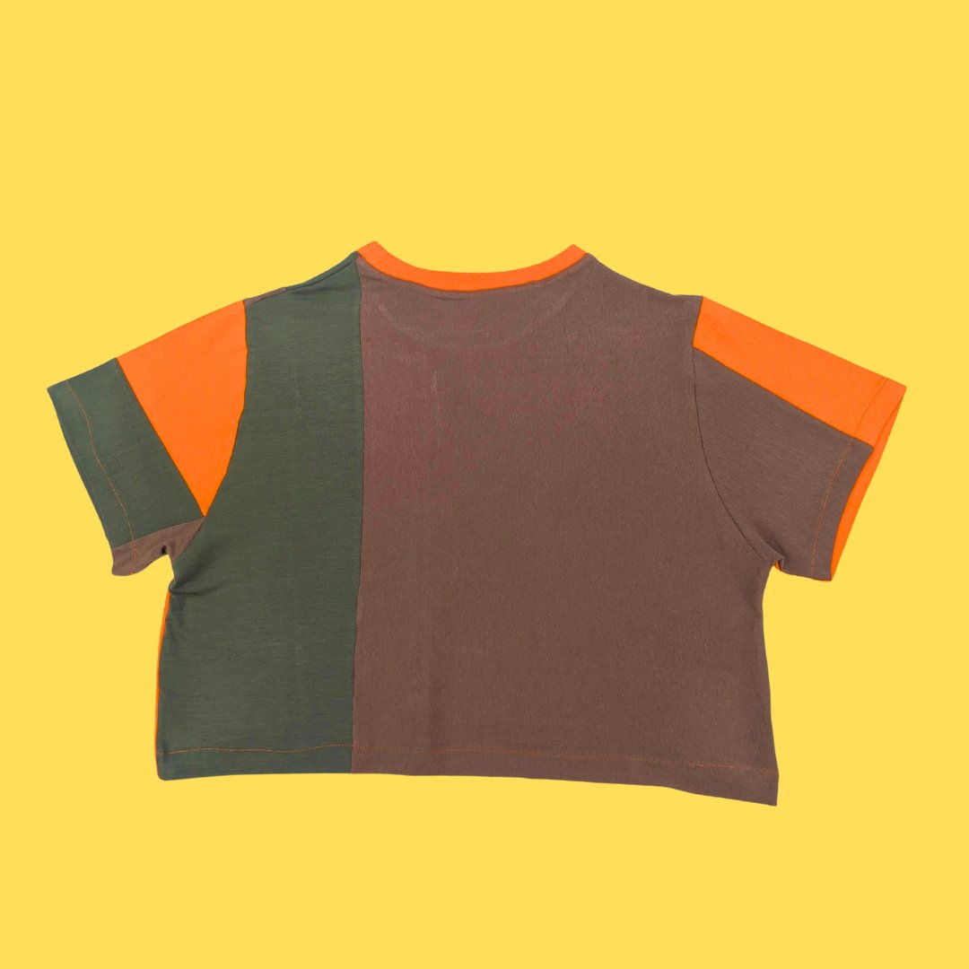 Image of Autumn Leaves Crop T-shirt