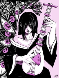 Demon slayer nakime fanart print