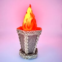 Image 1 of Table Torches-  realistic flickering flame effect - Light only and Light with Bluetooth Speaker