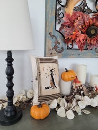 Primitive Witch pillow Halloween decor