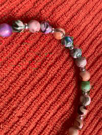 Image 3 of Beautiful Multicolored 22" Necklace with 7" Matching Bracelet