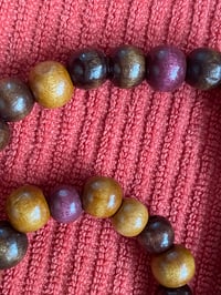 Image 3 of 22" Earth-Toned Beaded Necklace and 7" Matching Bracelet