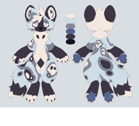 Willow Anthro Sitting - Single Plush Commission