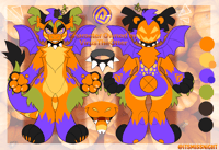Trick  Anthro Sitting - Single Plush Commission