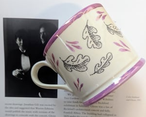 Flower and leaves mug