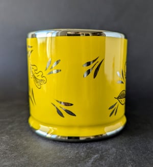 Flower and leaves mug