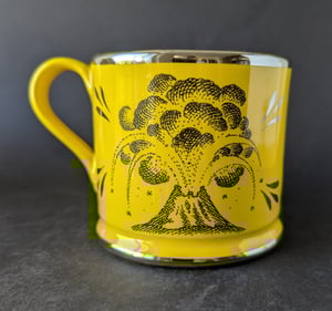 Shoe and volcano mug