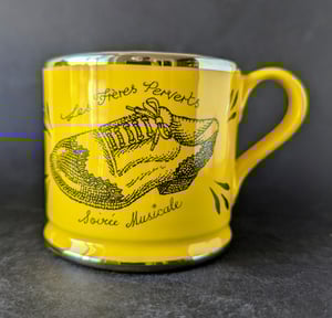 Shoe and volcano mug