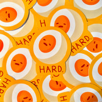 Image 2 of Hard Egg - vinyl sticker