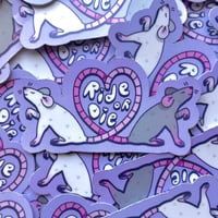 Image 3 of Ride or Die Rats Sticker 