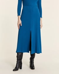 Image 3 of Falda canalé azul de Pepaloves