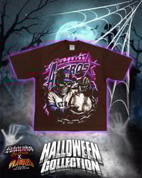 Image 1 of ‘Stros Halloween Tee (Brown & Pink)