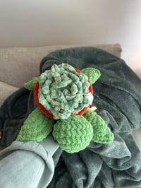 Image 3 of Crochet Succulent Turtle 
