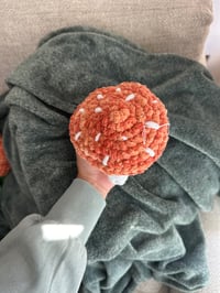 Image 2 of Crochet Orange Mushroom 
