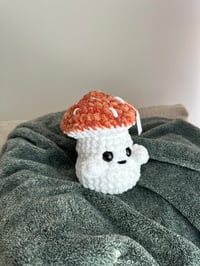 Image 3 of Crochet Orange Mushroom 