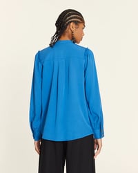 Image 4 of Blusa mao con fruncidos azul de Pepaloves