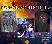 Image 1 of Non-Holographic Hellaverse Prints