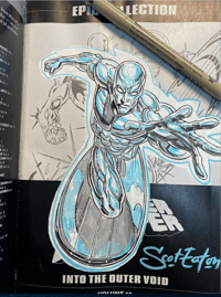 Image 1 of SILVER SURFER REMARQUED copy of SILVER SURFER EPIC COLLECTION: Into The Outer Void