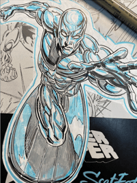 Image 2 of SILVER SURFER REMARQUED copy of SILVER SURFER EPIC COLLECTION: Into The Outer Void