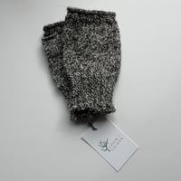 Image 5 of Hand Knitted Speckled Wrist Warmers in Birlinn Yarn