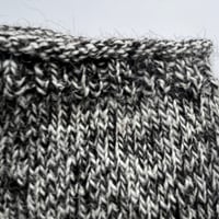 Image 2 of Hand Knitted Speckled Wrist Warmers in Birlinn Yarn