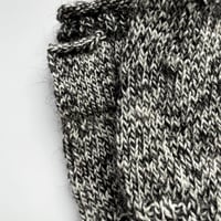Image 4 of Hand Knitted Speckled Wrist Warmers in Birlinn Yarn