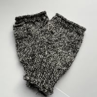 Image 1 of Hand Knitted Speckled Wrist Warmers in Birlinn Yarn