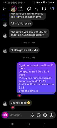 Image 1 of 3 inxh odst + add on