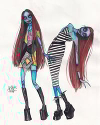 Sally (original watercolor painting ) 
