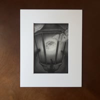 Image 1 of “Lunar light” mini matted fine art print 