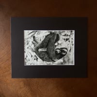 Image 2 of “Blissful serenity” mini matted fine art print 