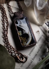Image 3 of Jawbone and Floral Pendant
