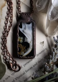 Image 5 of Jawbone and Floral Pendant