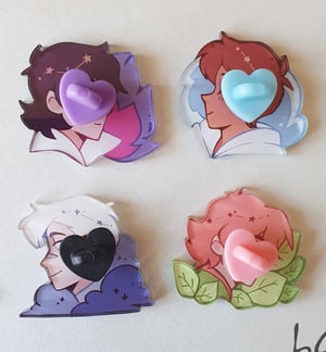 Image of [PREORDER] VLD Elements | Borderless Acrylic Pins