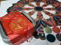 Image 2 of January Magical Crafting Celtic Goddess Morrigan Metal Magnetic Palette 6x1/4 & 3x1/6 Pans ...