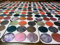 Image 4 of January Magical Crafting Celtic Goddess Morrigan Metal Magnetic Palette 6x1/4 & 3x1/6 Pans ...