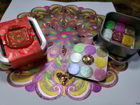 Image 11 of February Magical Crafting Celtic Goddess Brigid Metal Magnetic Palette 6x1/4 & 3x1/6 Pans Watercolor