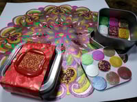 Image 12 of February Magical Crafting Celtic Goddess Brigid Metal Magnetic Palette 6x1/4 & 3x1/6 Pans Watercolor