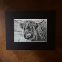 Image 2 of “All aboard” mini matted fine art print 