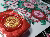 Image 3 of March Magical Crafting Chinese Goddess Kwan Yin Metal Magnetic Palette 6x1/4 & 3x1/6 Pans Watercolor